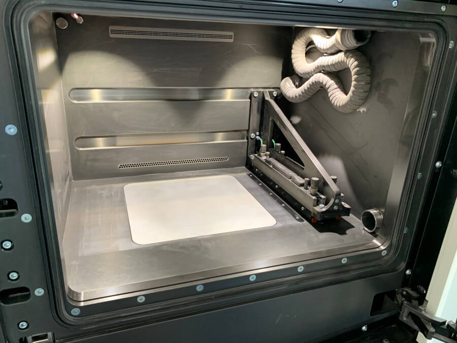 Prototec-Bauraum SLM 3D Drucker Vorbereitung