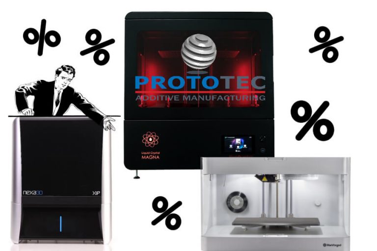 gebrauchte 3D-Drucker verkauf von NEXA Xip, Marforged MarkTWO und Photocentric Magna