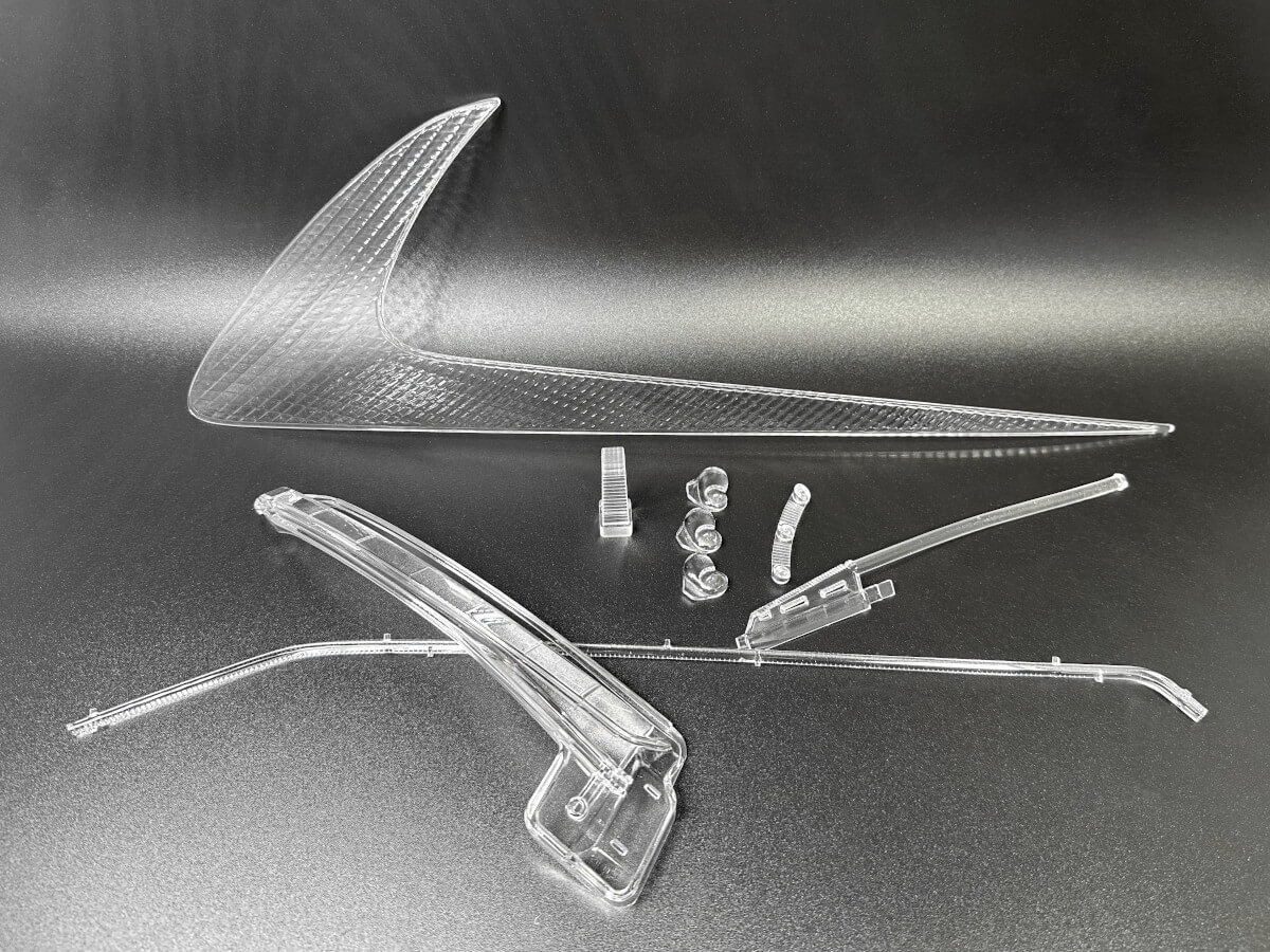 Transparente Kunststoffteile aus PMMA, PC, 3D-Druck oder Vakuumguss